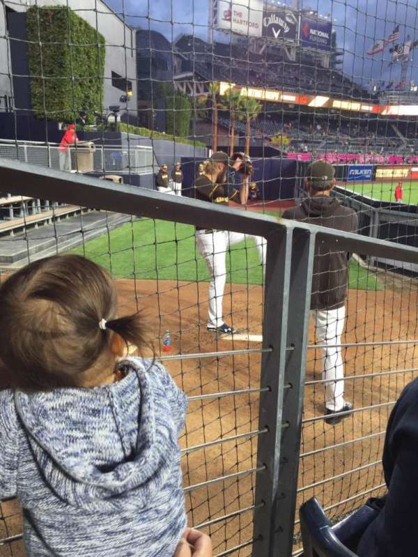 Petco Park, section: 134, row: 4, seat: 11