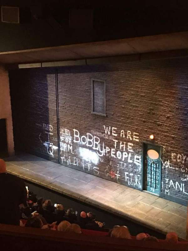 Bernard B. Jacobs Theatre, section: Mezzanine R, row: G, seat: 30