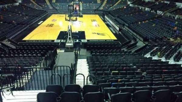 Frost Bank Center, section: 114, row: 18, seat: 3
