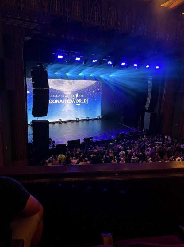 The Wiltern, section: Loge L, row: BB, seat: 9