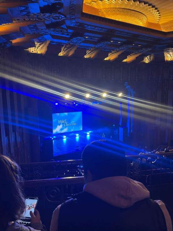 The Wiltern, section: Mezzanine L, row: B, seat: 1