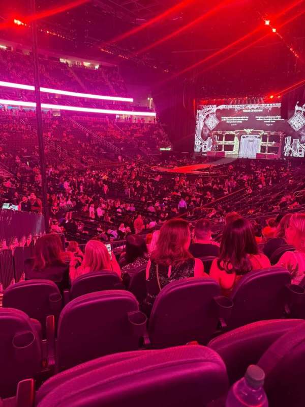 T-Mobile Arena, section: 13, row: Q, seat: 3
