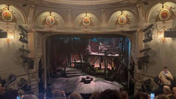 Ambassadors Theatre, section: Circle, row: G, seat: 7