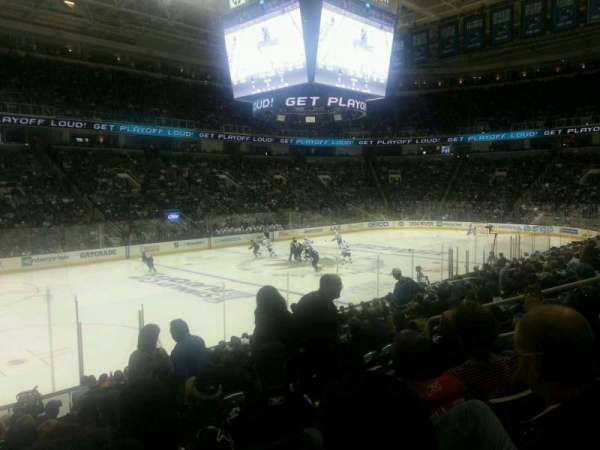 SAP Center, section: 117, row: 4, seat: 8