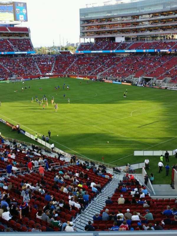 Levi's Stadium, section: 208, row: 3, seat: 2