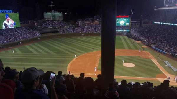 Wrigley Field, section: 411L, row: 4, seat: 23