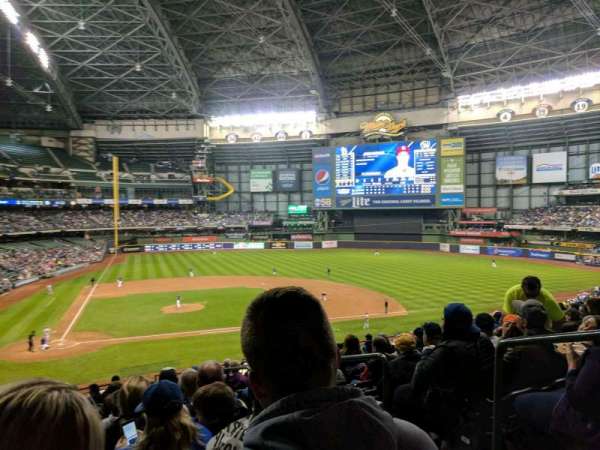 American Family Field, section: 215, row: 15, seat: 20