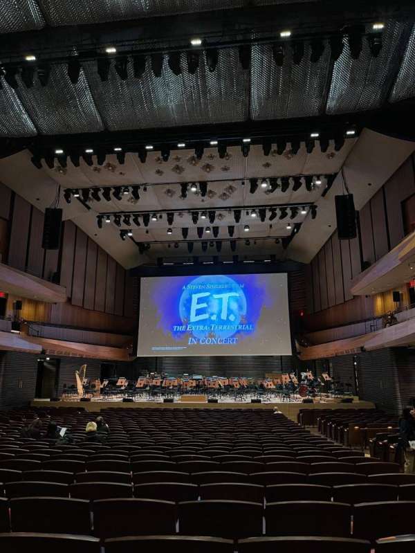 David Geffen Hall, section: Orchestra C, row: Z, seat: 119