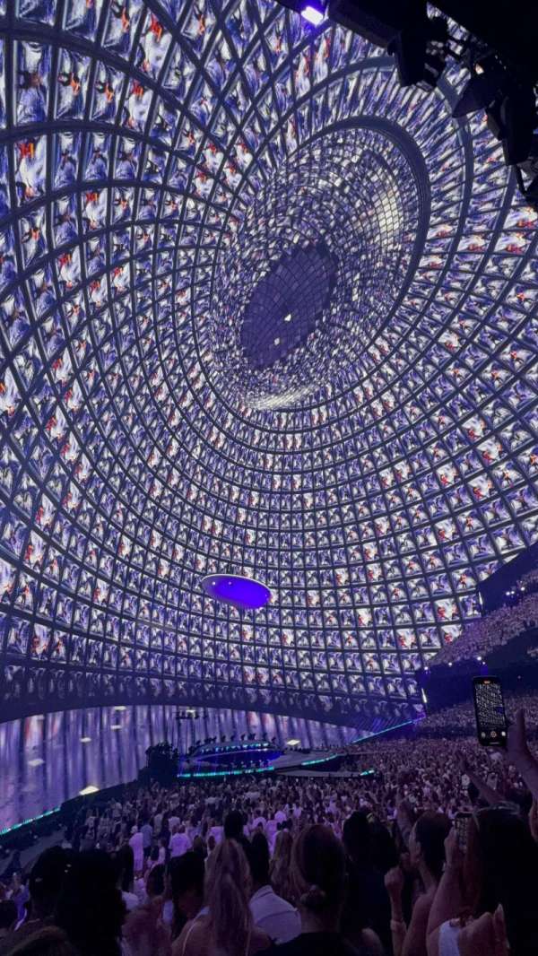 The Sphere, Vegas, section: 101, row: 20, seat: 7
