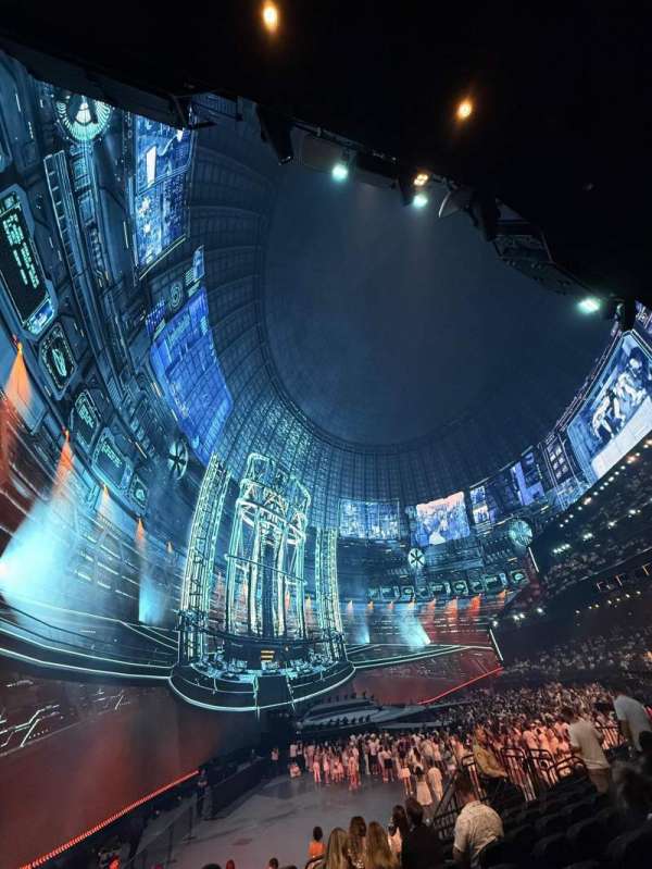 The Sphere, Vegas, section: 101, row: 20, seat: 7