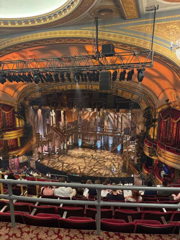 Richard Rodgers Theatre, section: Rear Mezzanine R, row: G, seat: 14