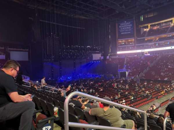 Desert Diamond Arena, section: 122, row: O, seat: 18