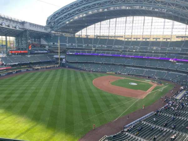 American Family Field, section: 438, row: 5
