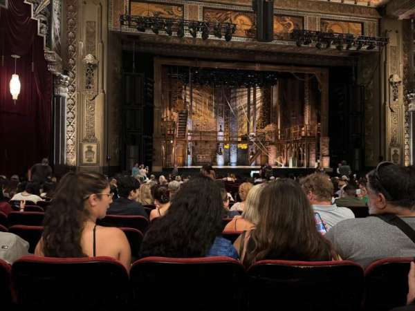 Hollywood Pantages Theatre, section: Orchestra LC, row: V, seat: 303