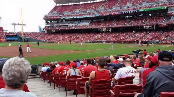 Great American Ball Park, section: 113, row: N, seat: 1