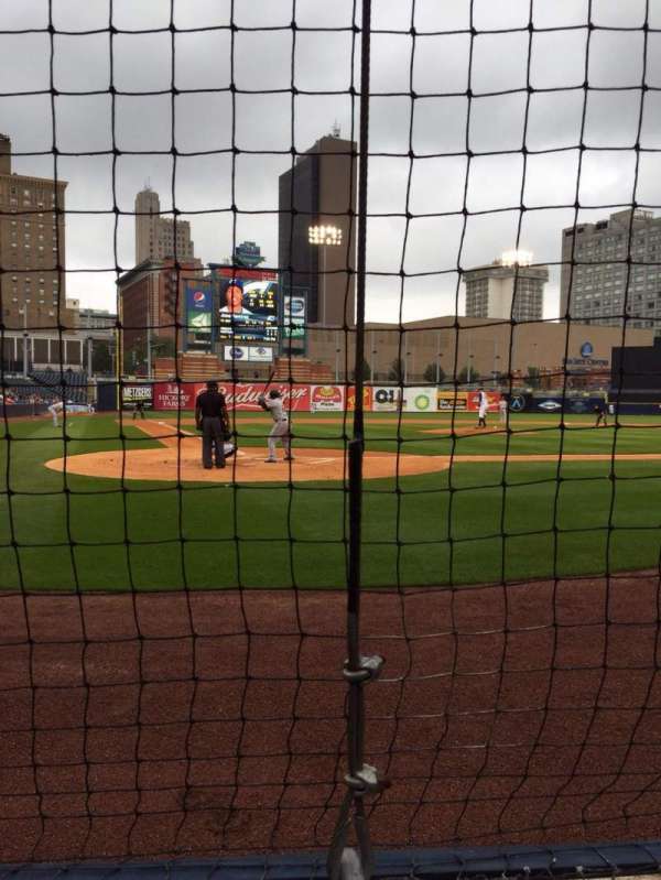 Fifth Third Field, section: 112, row: B, seat: 1
