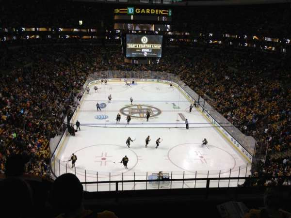 TD Garden, section: 309, row: 4