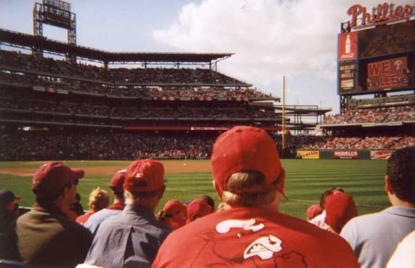 Citizens Bank Park, section: 111, row: 8, seat: 2