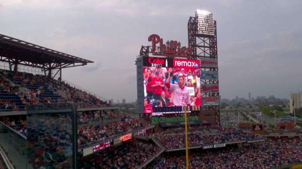 Citizens Bank Park, section: 426, row: 1, seat: 21