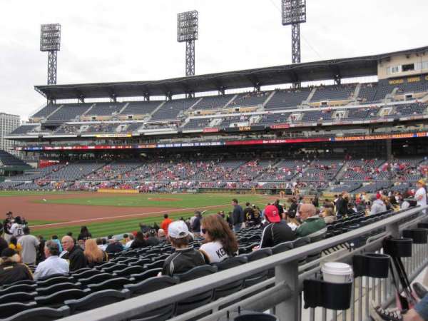 PNC Park, section: 127, row: A, seat: 15