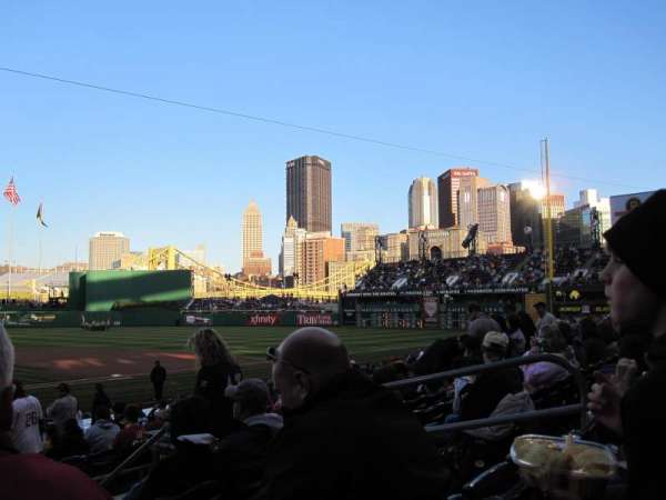 PNC Park, section: 113, row: F, seat: 7