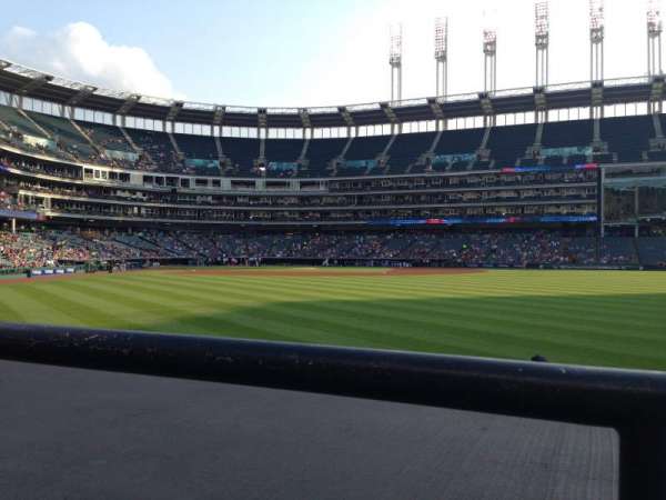 Progressive Field, section: 109, row: A, seat: 3