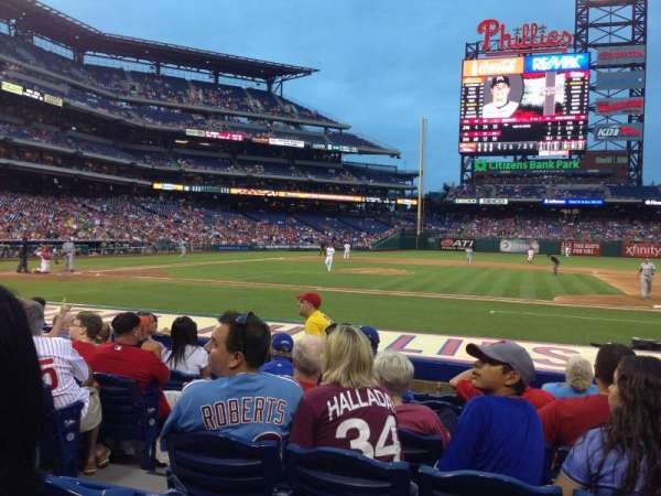Citizens Bank Park, section: 116, row: 8, seat: 16