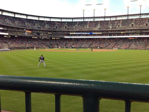 Comerica Park, section: 104, row: A, seat: 12