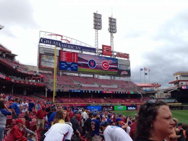 Great American Ball Park, section: 115, row: H, seat: 12