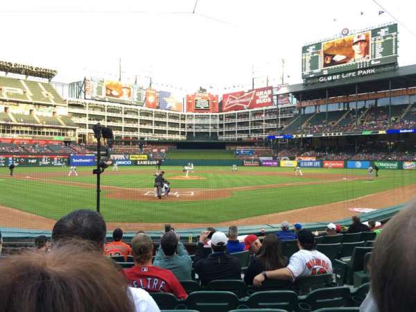 Globe Life Park in Arlington, section: 25, row: 6, seat: 17