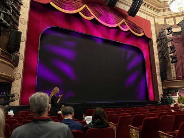 Imperial Theatre, section: Orchestra L, row: H, seat: 7