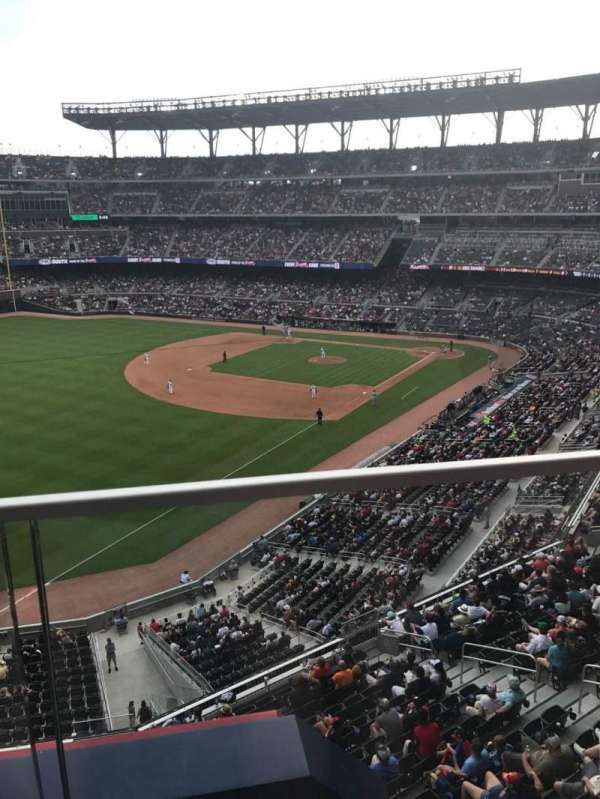 Truist Park, section: 342, row: 1, seat: 1