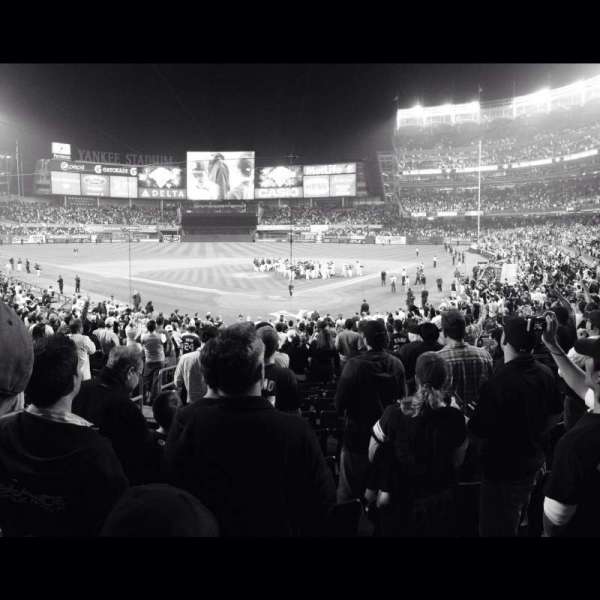 Yankee Stadium, section: 120b, row: 28, seat: 1