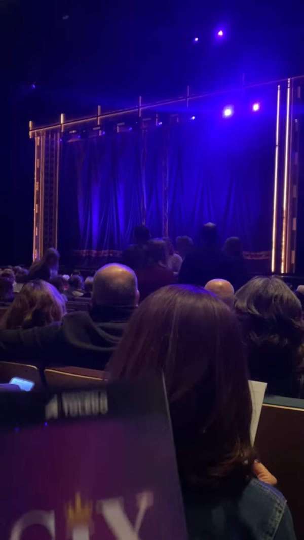 Stranahan Theater, section: Orchestra R, row: K, seat: 8