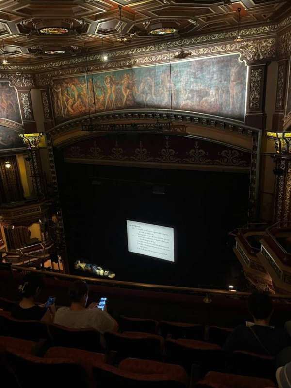 Belasco Theatre, section: Balcony R, row: E, seat: 16