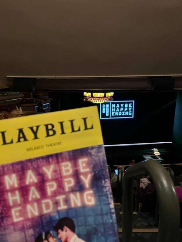 Belasco Theatre, section: Mezzanine L, row: H, seat: 1