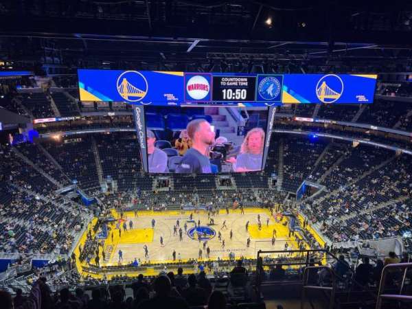 Chase Center, section: 221, row: 17, seat: 2
