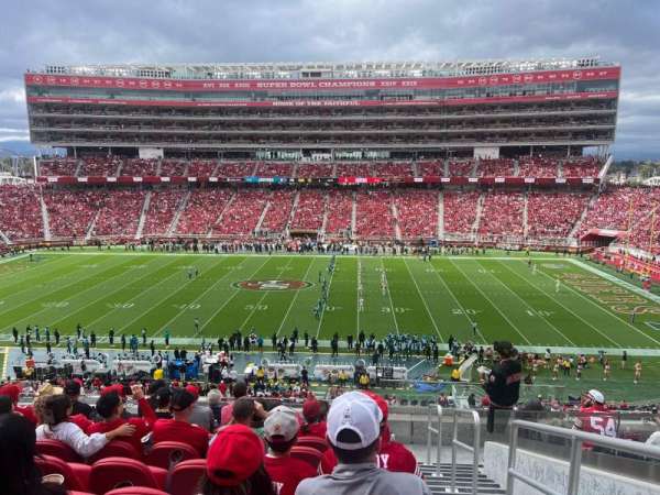 Levi's Stadium, section: C215, row: 9, seat: 1