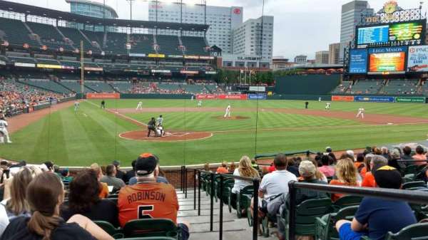 Oriole Park at Camden Yards, section: 34, row: 16, seat: 1