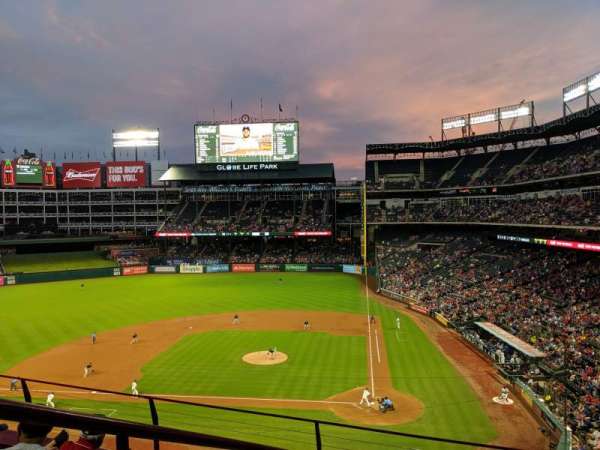 Globe Life Park in Arlington, section: 222, row: 4, seat: 1