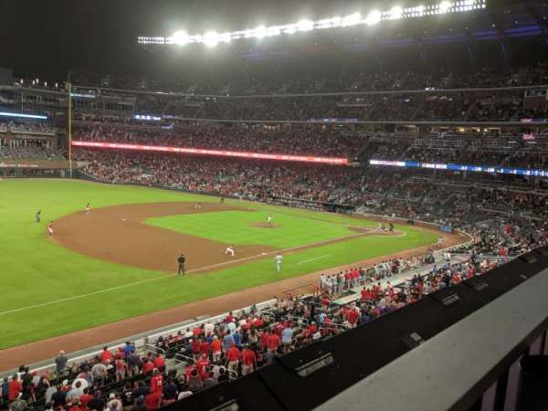 Truist Park, section: 238, row: 1, seat: 10