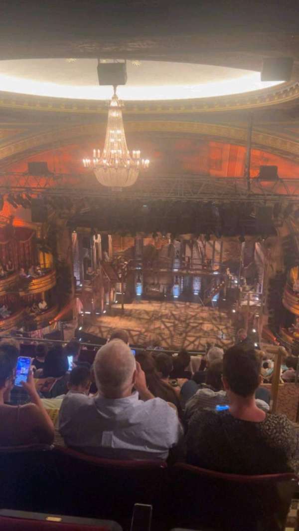 Richard Rodgers Theatre, section: Rear Mezzanine C, row: N, seat: 101