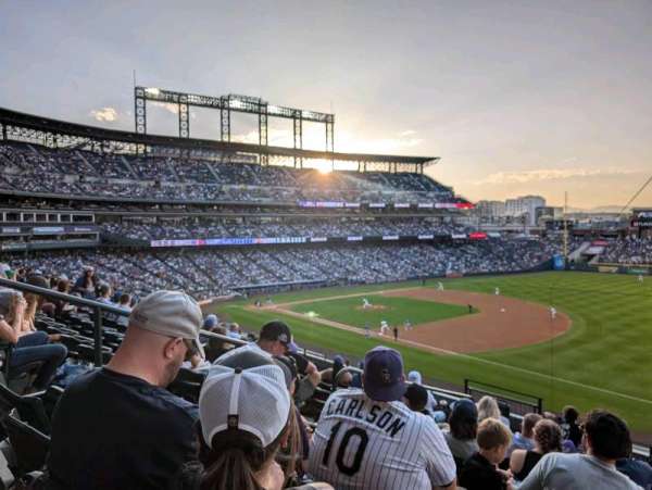 Coors Field, section: 217, row: 8, seat: 12