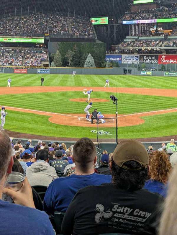 Coors Field, section: 131, row: 25, seat: 3