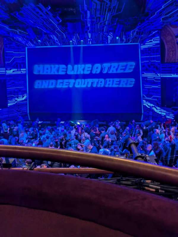Winter garden theatre, section: Mezzanine RC, row: A, seat: 108