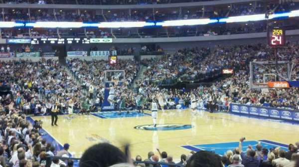 American Airlines Center, section: 102, row: d, seat: 5