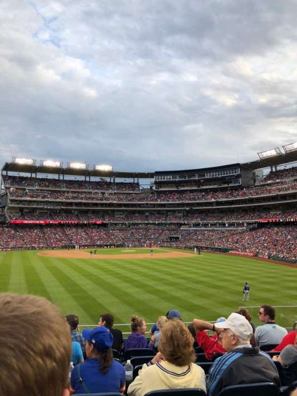 Nationals Park, section: 101, row: U, seat: 6