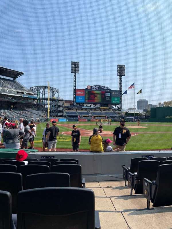 PNC Park, section: 15, row: G, seat: 1