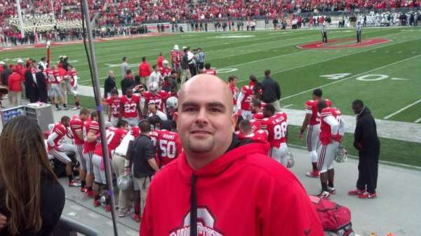 ohio stadium, section: 23AA, row: 1, seat: 7