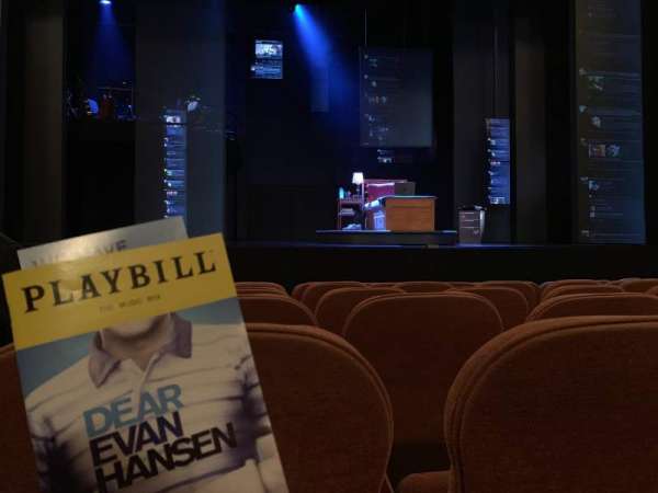 Music Box Theatre, section: Orchestra C, row: E, seat: 102